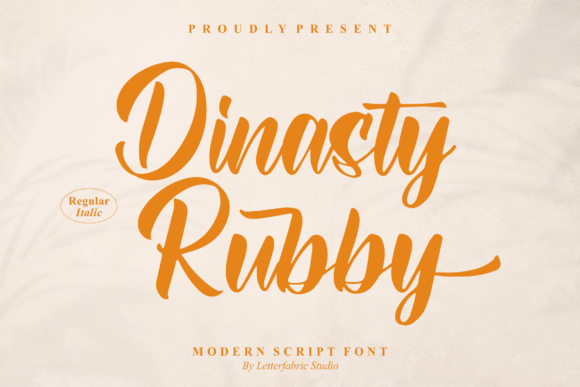Dinasty Rubby Font Poster 1
