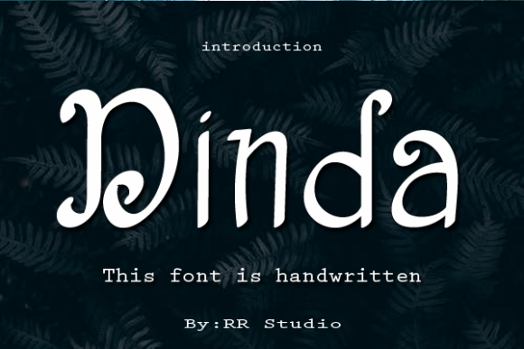 Dinda Font Poster 1