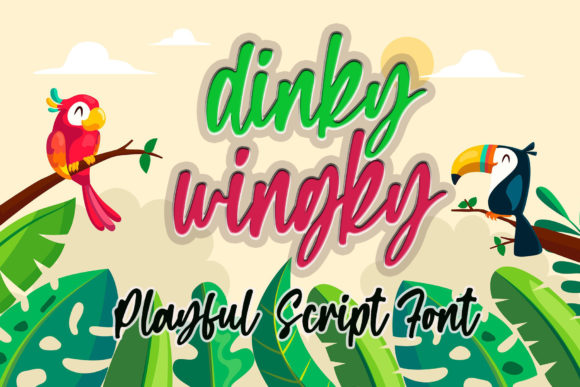 Dinky Winky Font Poster 1