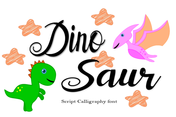 Dino Saur Font Dino Saur Font Poster 1