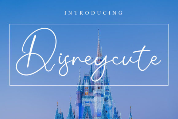 Disneycute Font Poster 1