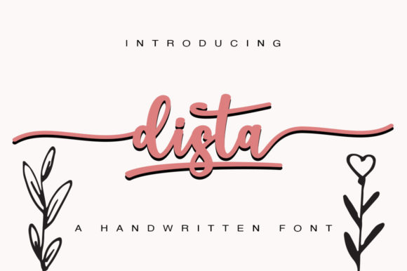 Dista Font Poster 1