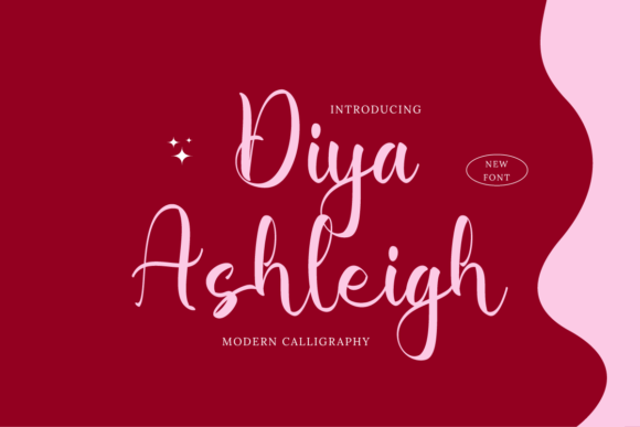 Diya Ashleigh Font Poster 1