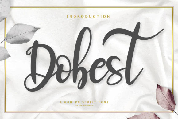 Dobest Font Poster 1