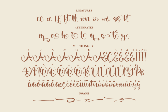 Dofatela Beauty Font Poster 14