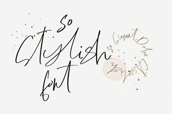 Dolce Stylish Font Poster 4
