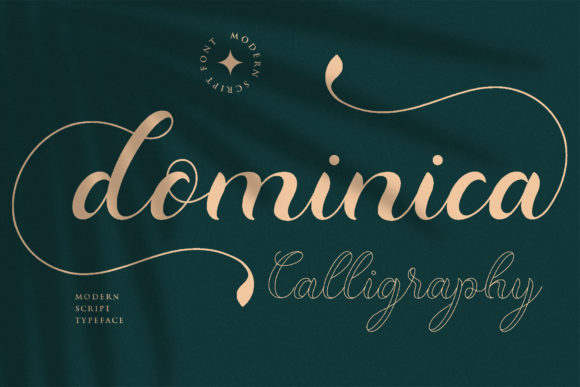 Dominica Calligraphy Font Poster 1