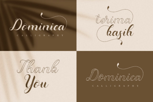 Dominica Calligraphy Font Poster 12
