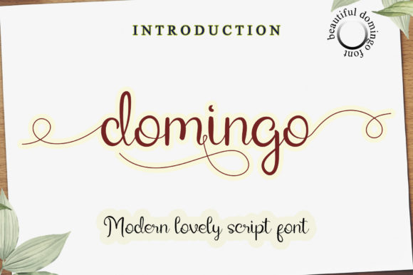 Domino Font Poster 1