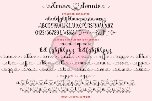 Donna Donnie Font Poster 7