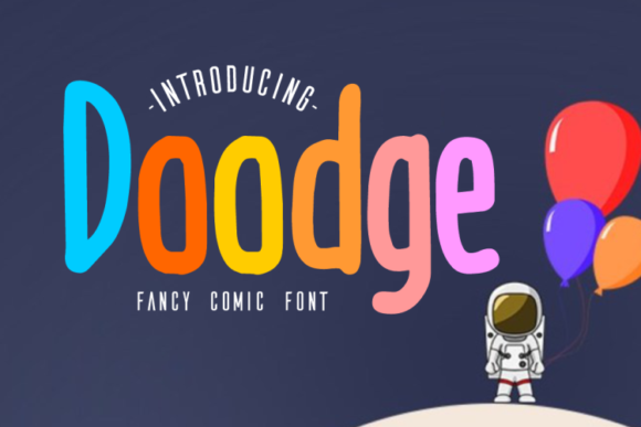 Doodge Font Poster 1