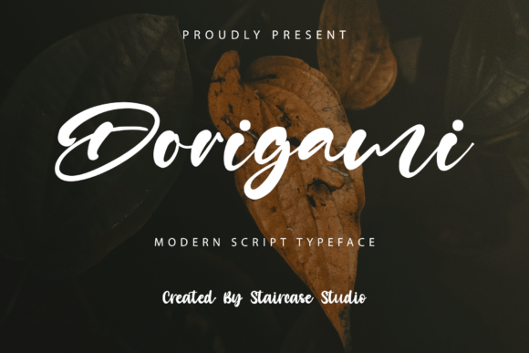 Dorigami Font Poster 1