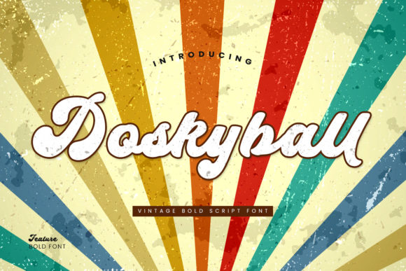 Doskyball Font Poster 1
