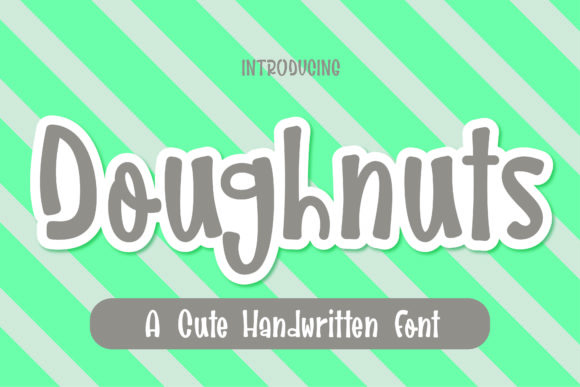 Doughnuts Font Poster 1