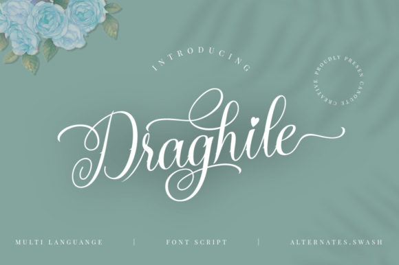 Draghile Font Poster 1