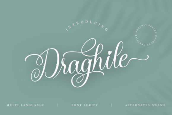 Draghile Font Poster 2