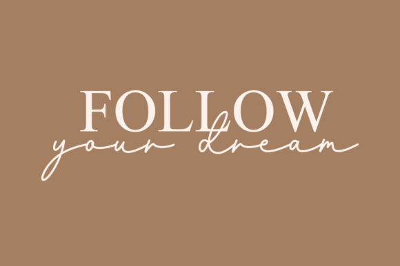 Dream Font Poster 4