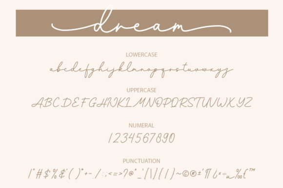Dream Font Poster 8