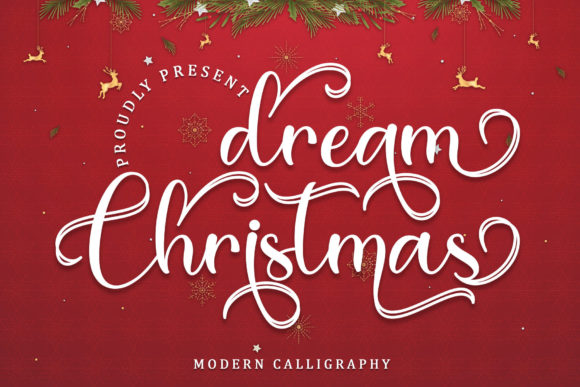 Dream Christmas Font Poster 1