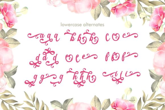 Dream Flourish Font Poster 13