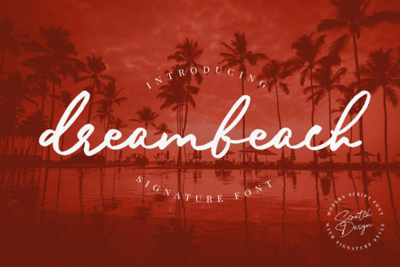 Dreambeach Font Poster 1