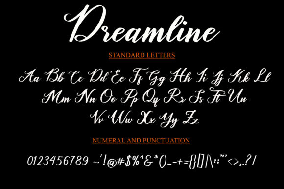 Dreamline Font Poster 7
