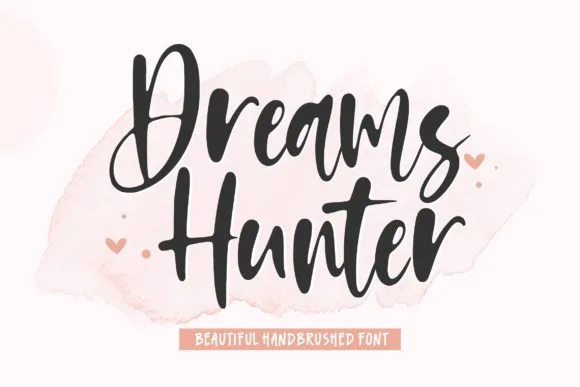 Dreams Hunter Font Dreams Hunter Font Poster 1