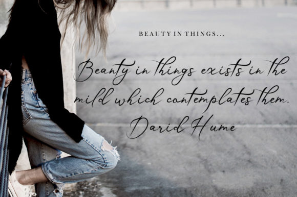 Dronningen Signature Font Poster 3