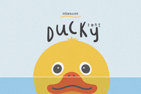 Ducky Font Poster 1