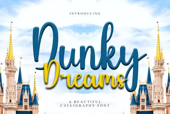 Dunky Dreams Font Dunky Dreams Font Poster 1