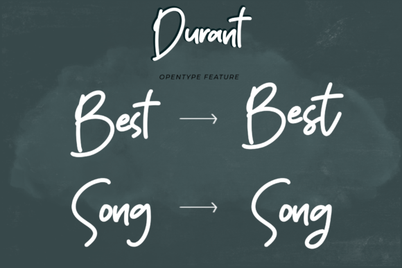 Durant Font Poster 3