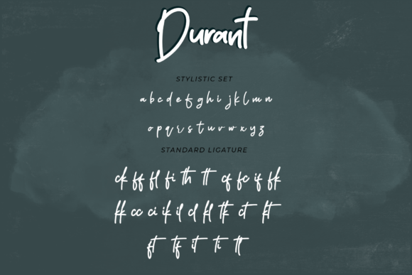 Durant Font Poster 9