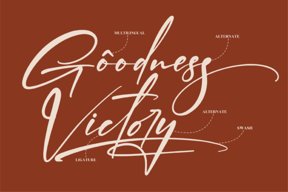 Dusty Peach Font Poster 12