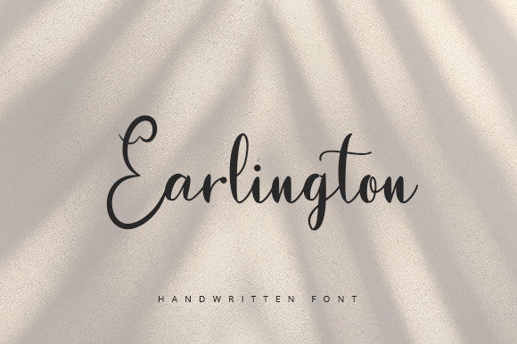 Earlington Font Poster 1