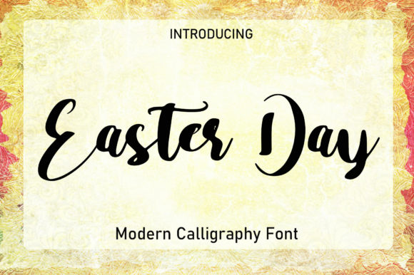 Easter Day Font Poster 1