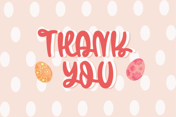 Easter Eggs Font Poster 5