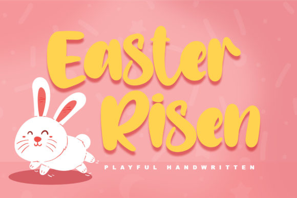 Easter Risen Font Poster 1