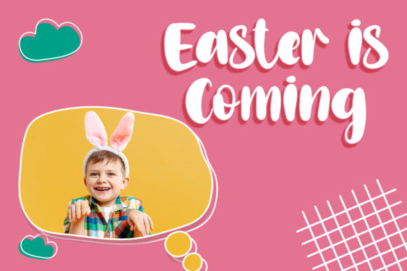 Easter Risen Font Poster 2