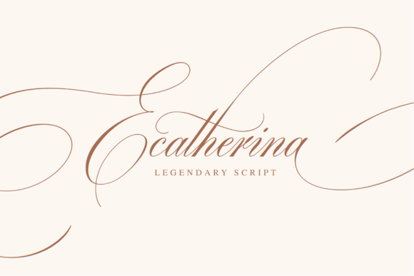 Ecatherina Font Poster 1