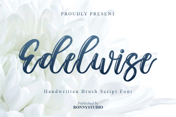 Edelwise Script Font Poster 1