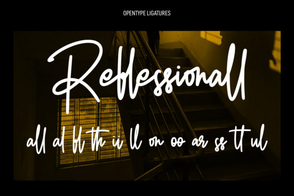 Edwardson Signature Font Poster 9