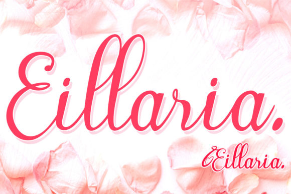 Eillaria Font Poster 1