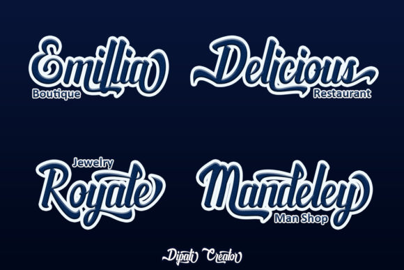 Elegante Font Poster 4
