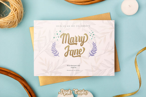 Elegante Font Poster 6