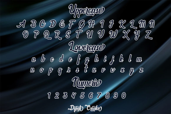 Elegante Font Poster 7