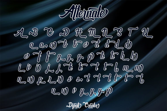 Elegante Font Poster 8