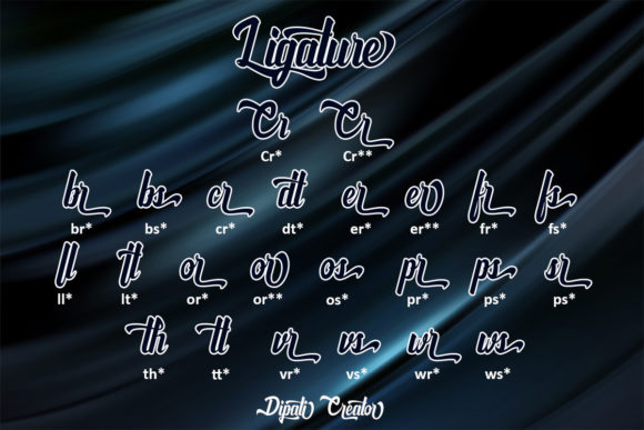 Elegante Font Poster 9