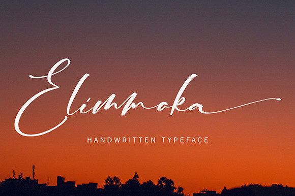 Elimmoka Font Poster 1