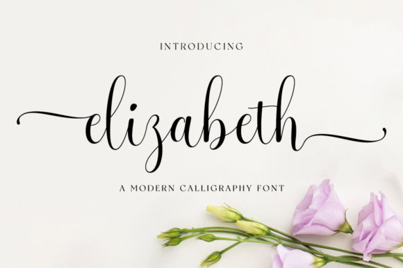 Elizabeth Font Poster 1