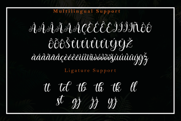 Elizabeth Darby Font Poster 9